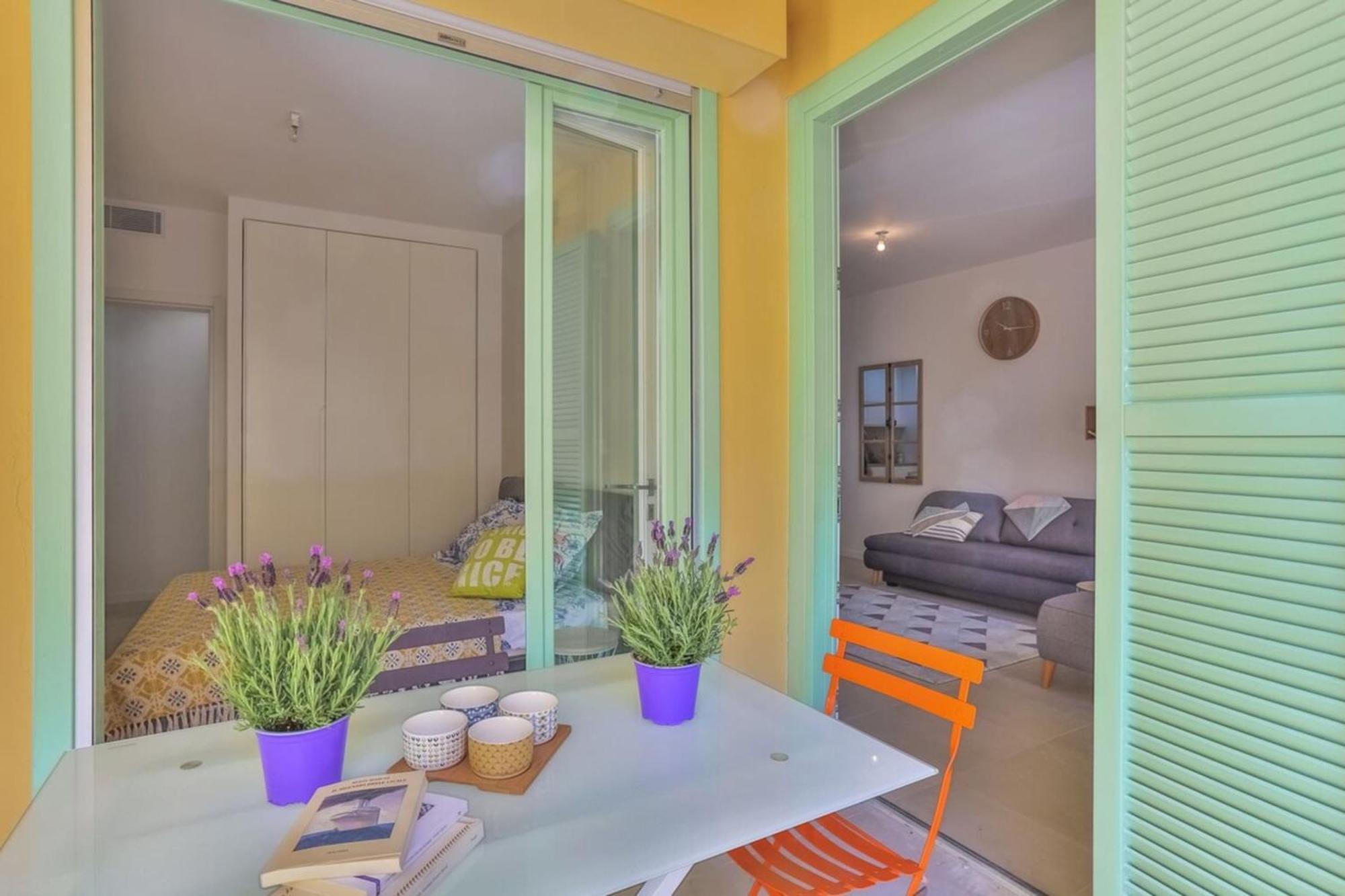 France 82 Tp -1 Min From The Sea - Terrace - Parking Nice Exterior foto